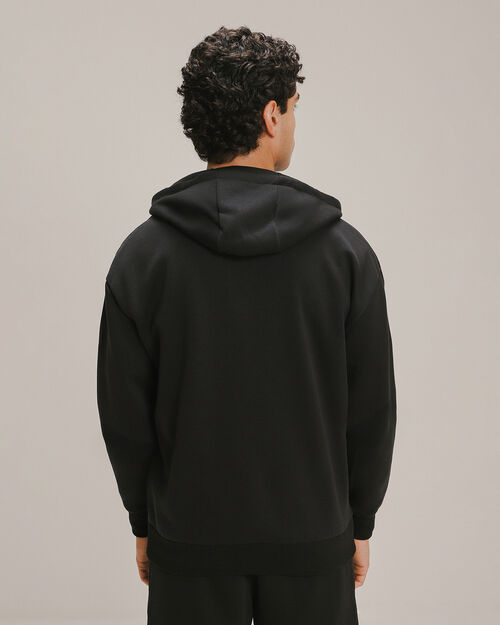 Sudadera Hoodie Relaxed Negra